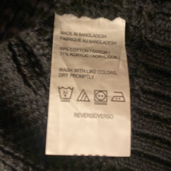 IZOD FAIR ISLE Sweater Navy XXL - Picture 9 of 9